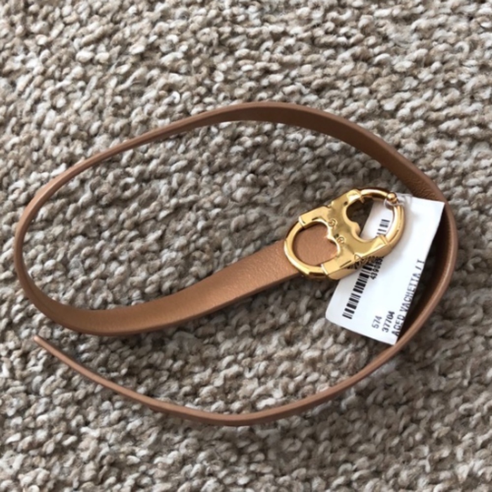 Tory Burch vachetta Gemini link double bracelet - Picture 4 of 5